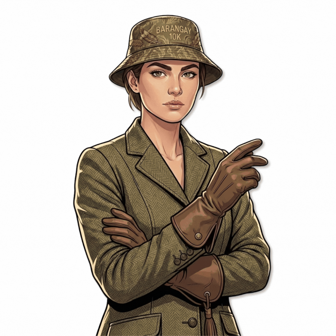 (Patterned starry canvas)